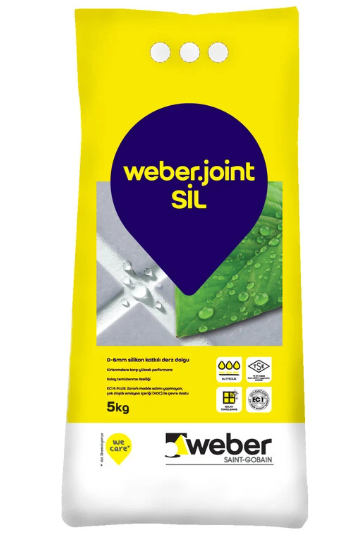ფუგა თეთრი WEBER JOINT SIL 400-BEYAZ 5 KG — ფუგა
